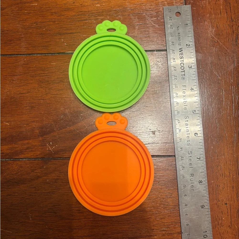 NEW Set of 2 Dog Food Can Covers
